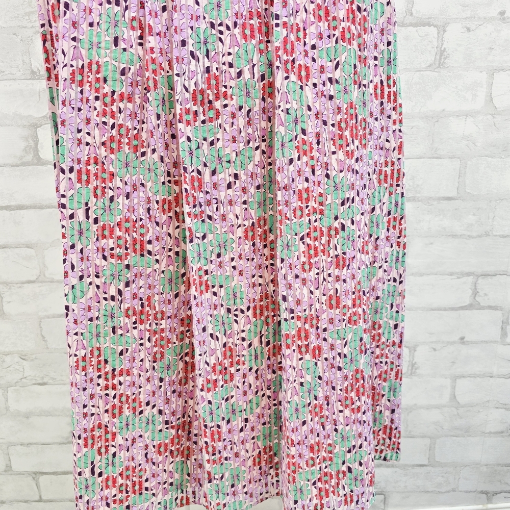 kate spade Pink Floral Burnout Midi Dress - Picture 8 of 13